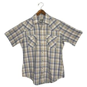 VINTAGE 90s Levi's Western Short Sleeve Button-Up